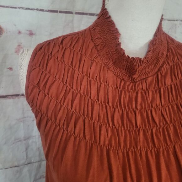 Sundance Everyday Essence Smocked Sleeveless Top Size XS - Picture 5 of 7